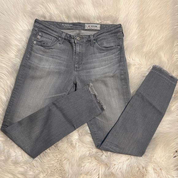 Anthropology AG Adriano Goldschmied Jeans Legging Supper Skinny Ankle Size 29 R - Picture 2 of 8